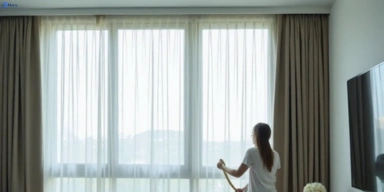 Delicate sheer drape cleaning redcliffe Fresho Curtain Cleaning