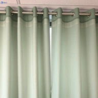Stained curtain before professional treatment in redcliffe