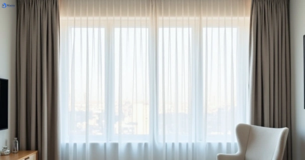 Restored vibrant drapes in redcliffe QLD after Fresho Curtain Cleaning